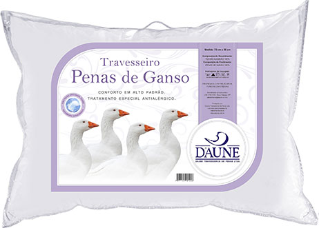 Travesseiro Penas de ganso